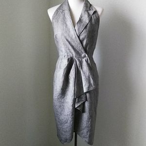 Maxmara halter top wrap dress size 8